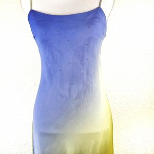 Asymmetric Rhinestone summer Dress From Kiki